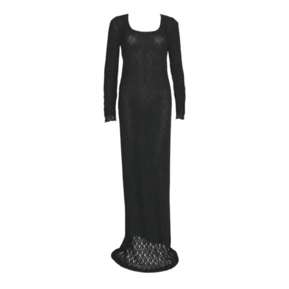 Dolce Gabbana black lace maxi dress - Picture 4 of 11